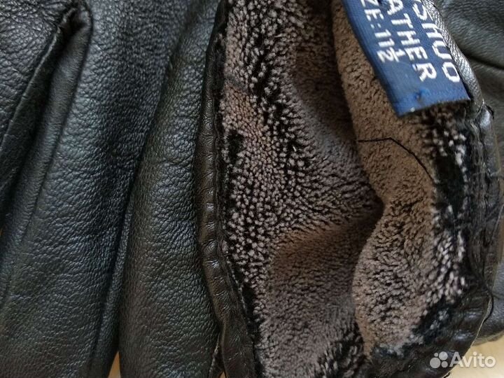 Утепленные перчатки женские кожаные