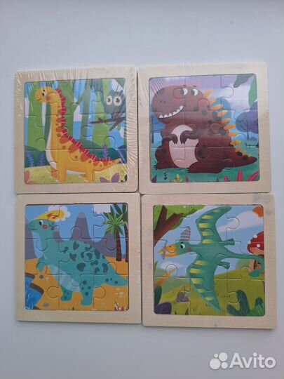 Деревянные игрушки пазлы