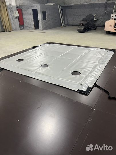 Теплый пол в палатку для зимней рыбалки