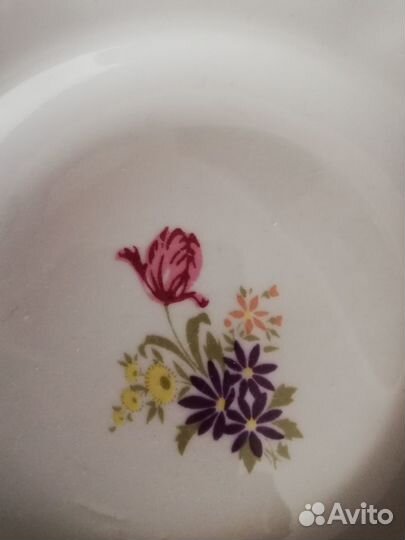 Рижский фарфор, Riga, предметы сервизов