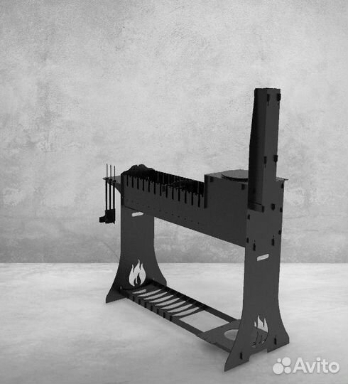 Мангал модель для чпу