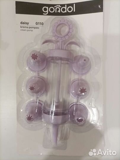 Кондитерский шприц для кремов.Новая