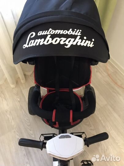 Детский трехколесный велосипед lamborghini