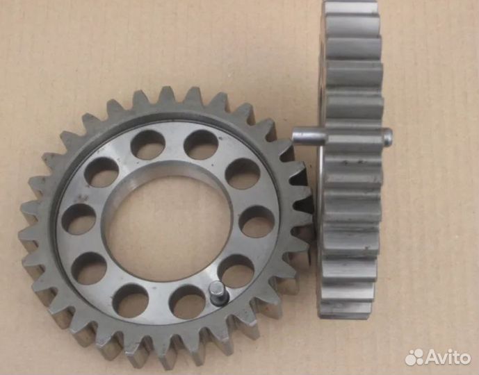 Шестерня коленвала задняя с штифтом камаз Е-2 30