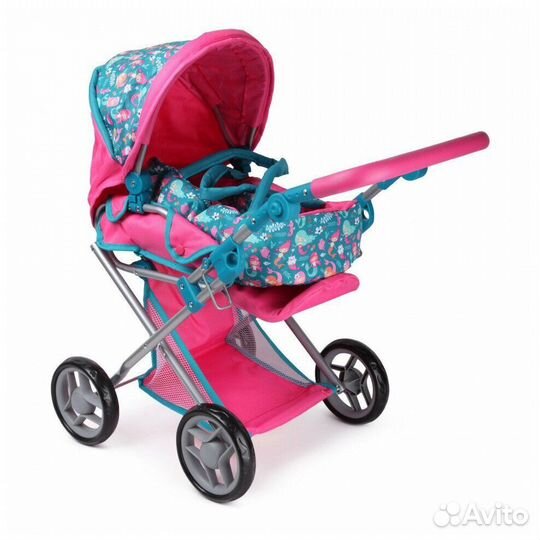 Коляска для кукол demi star 2 в 1