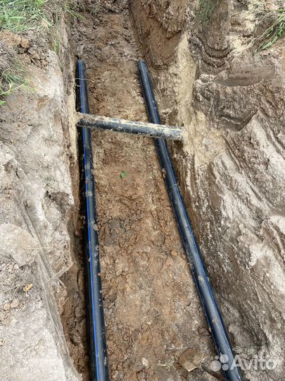 Электромуфтовая сварка пнд труб, врезка в водовод