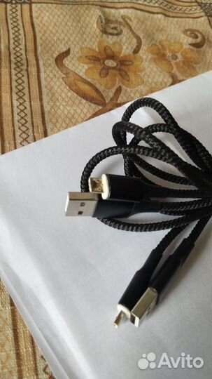 Кабель магнитный зарядки microUSB