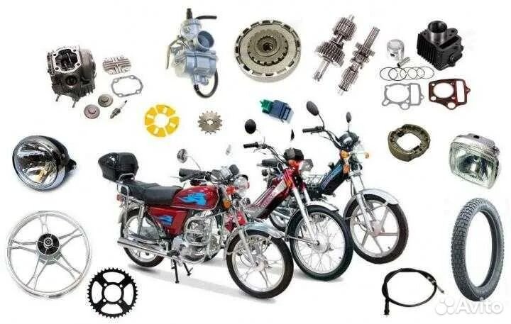 Запчасти на мопед альфа, скутера и мотоциклы