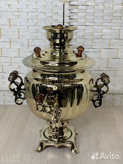 Тульский самовар на дровах