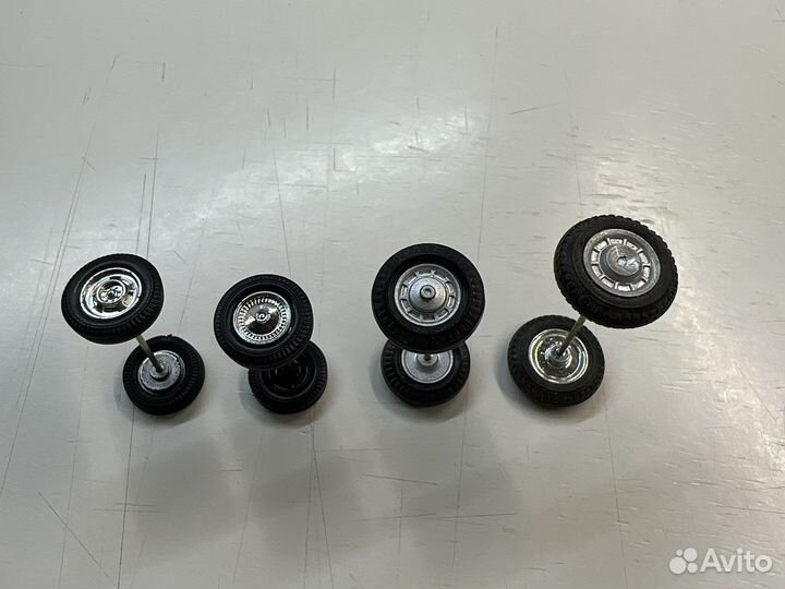 Колеса в сборе к моделям 1/43