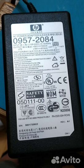 Блок питания для принтера нр