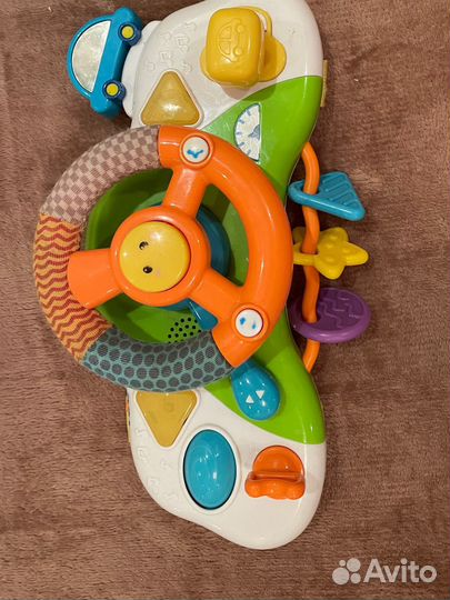 Игровой руль детский для коляски