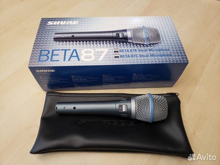 Микрофон Shure Beta 87C. Новый