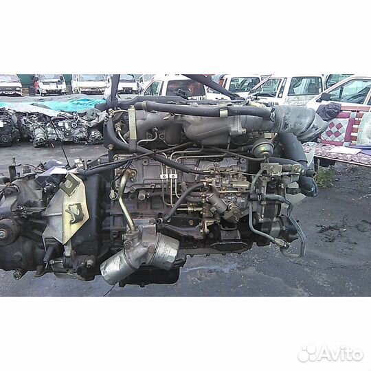 Двигатель двс с навесным isuzu ELF NKR63 4BE2