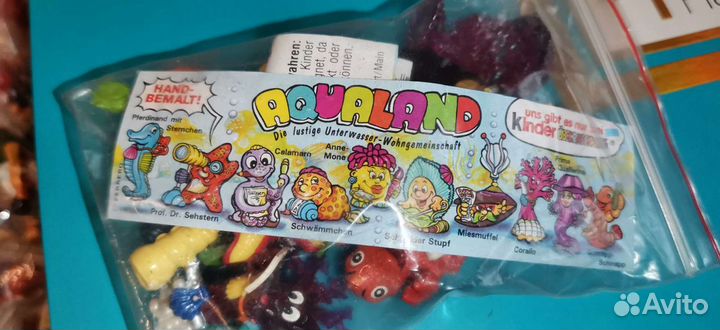 Игрушки киндер сюрприз 90х
