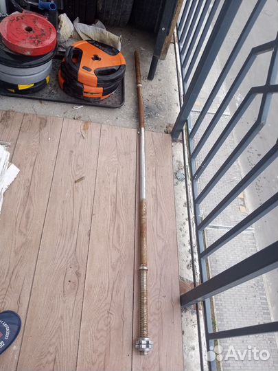 Штанга гриф блины бу