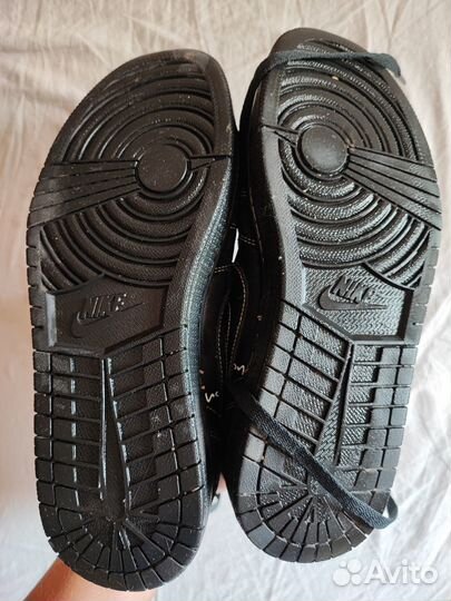 Кроссовки Travis Scott x Air Jordan 1 Low Black Ph