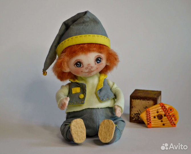 Текстильная интерьерная кукла