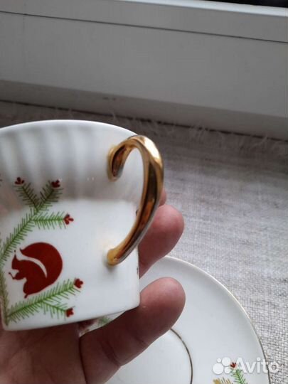 Чайная пара лфз/редкость/в реставрацию