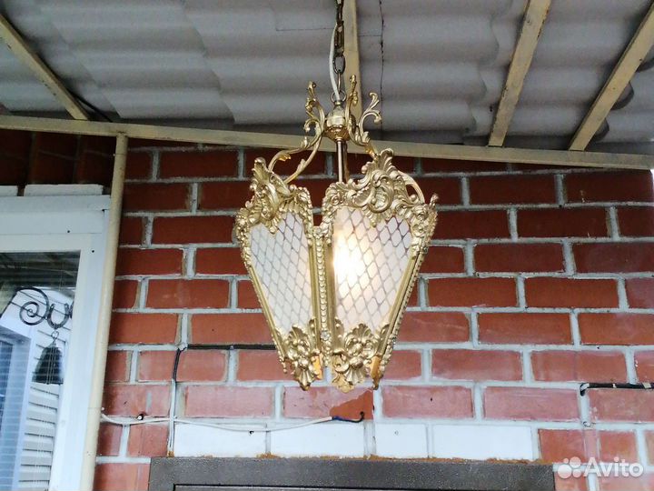 Люстра - бронза. СССР