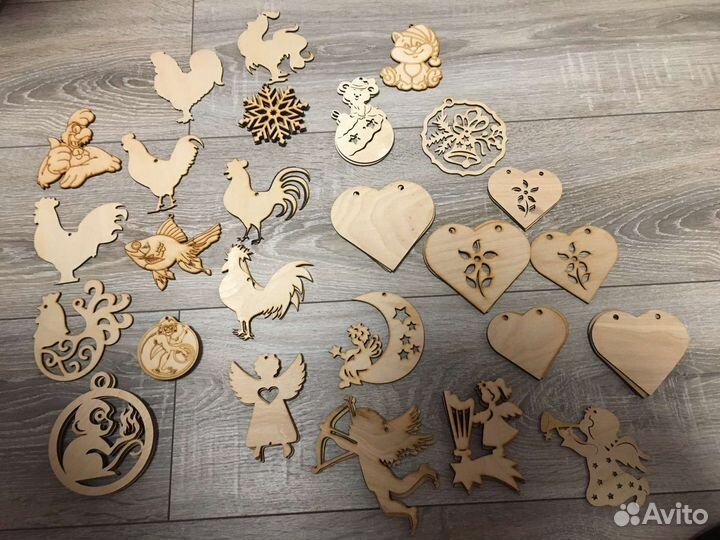 Игрушки из дерева для творчества