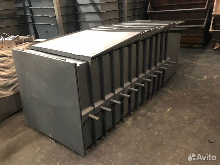 Евроконтейнер для мусора 1,1м3 Арт-3743