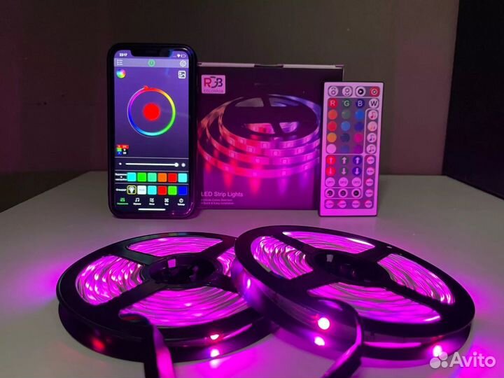 Светодиодная лента 5050 Bluetooth RGB