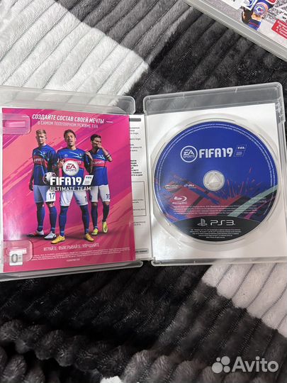 Диск FIFA19 на ps3