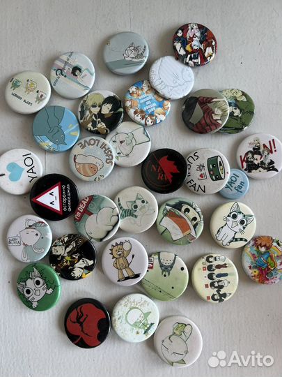 Значки аниме чи тоторо реборн к-он алхимик