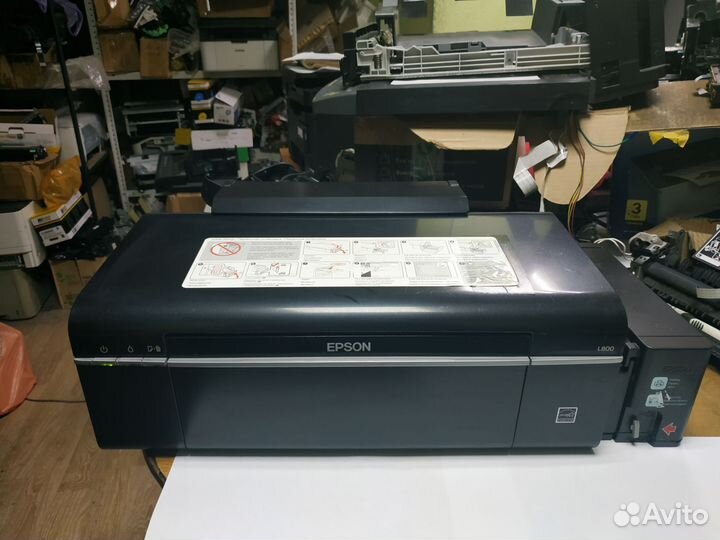 Цветной принтер Epson L800 c заводской снпч