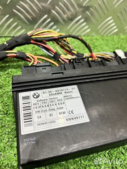 Блок комфорта бмв 5 е60 м57