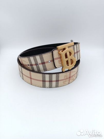 Ремень Burberry мужской натуральная кожа люкс
