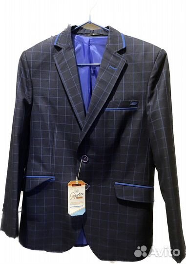 Новый пиджак на мальчика 140-146р