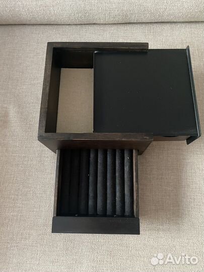 Шкатулка для украшений umbra stowit mini черная