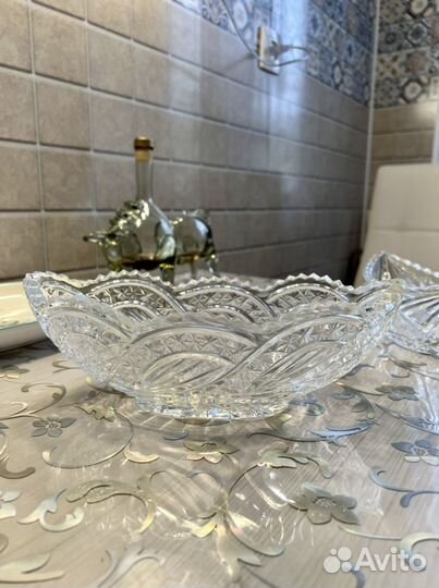 Конфетницы хрустальные СССР
