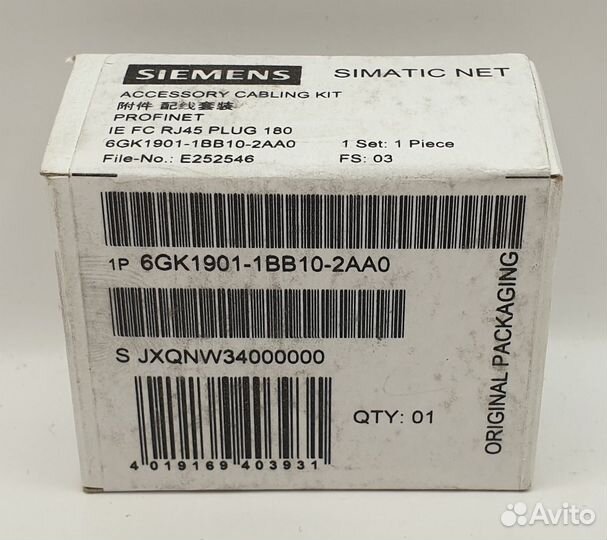 6GK1901-1BB10-2AA0 Штекер simatic NET