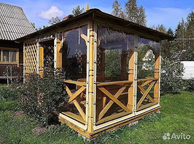 Шторы пвх для беседки