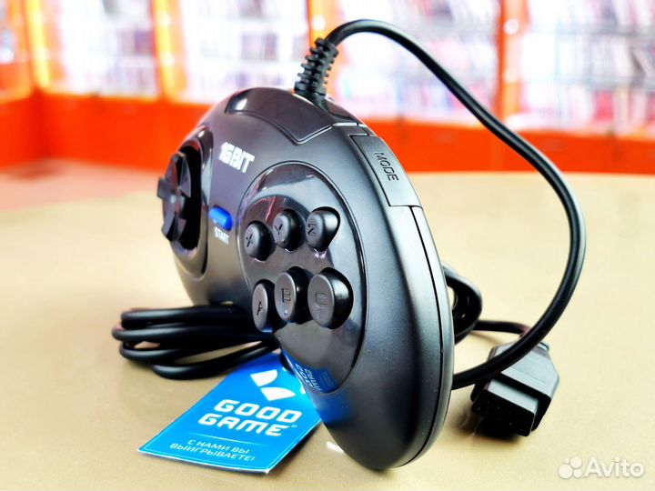 Sega 16-bit Retro Genesis. Джойстик (6 кнопок)