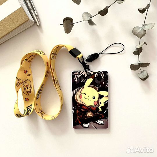 Держатель для пропуска/карты Пикачу