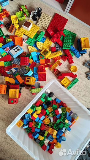 Lego duplo кубики, платформа