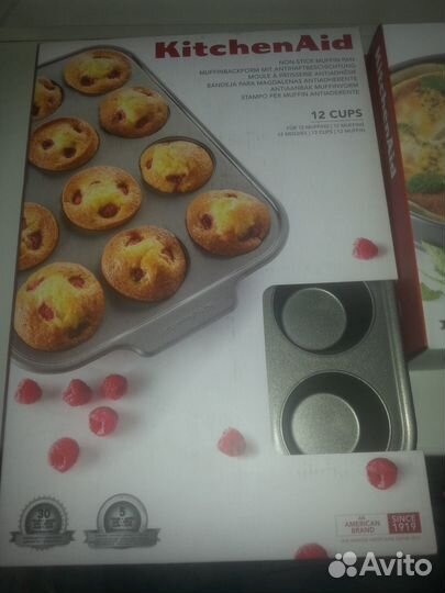 KitchenAid формы для кексов, разъемная форма
