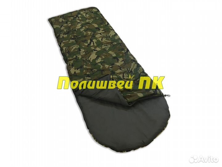 Спальный мешок на овечьей шерсти Лесник 80х190+кап