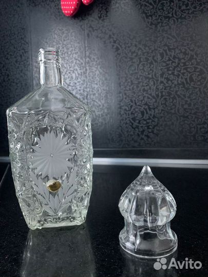 Графин (штоф) хрустальный СССР со стаканами