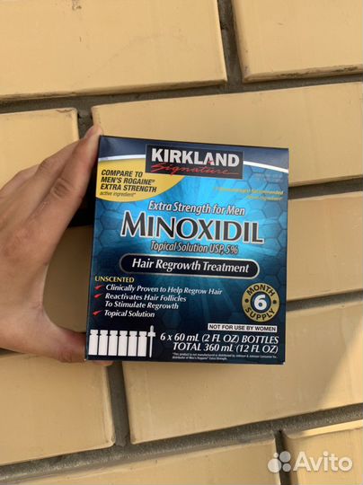 Оригинальный миноксидил из Америки