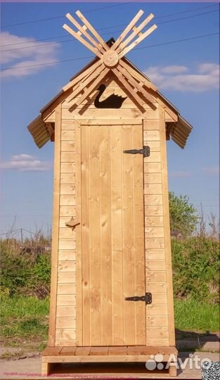 Дачный туалет с установкой