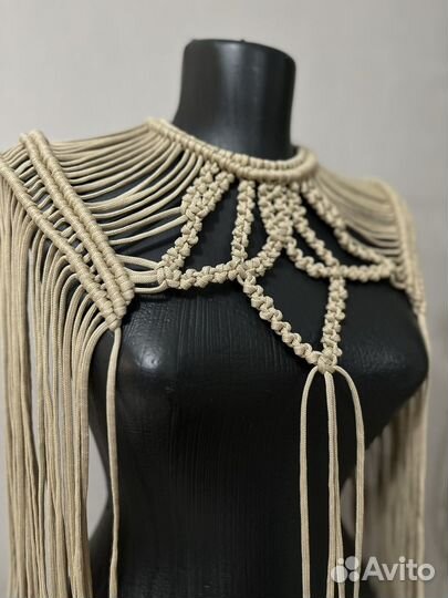 Макраме накидка