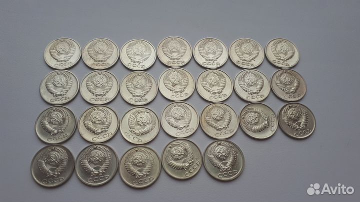 10 копеек СССР погодовка с 1961 по 1991 м