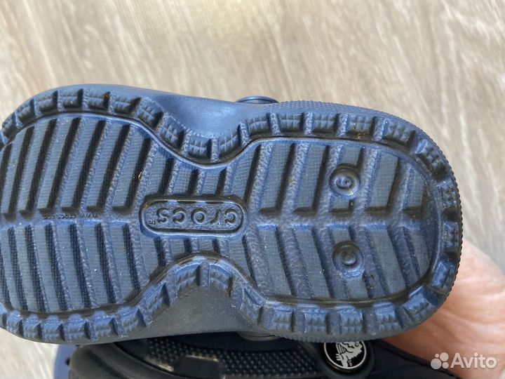 Сабо Crocs с утепленным верхом