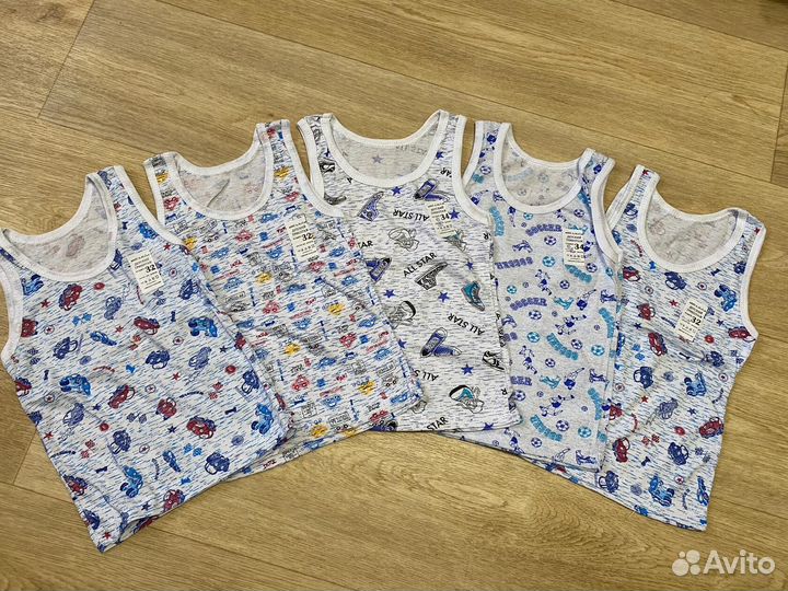 Новые майки, трусы, колготки мальчику на 2/3 года