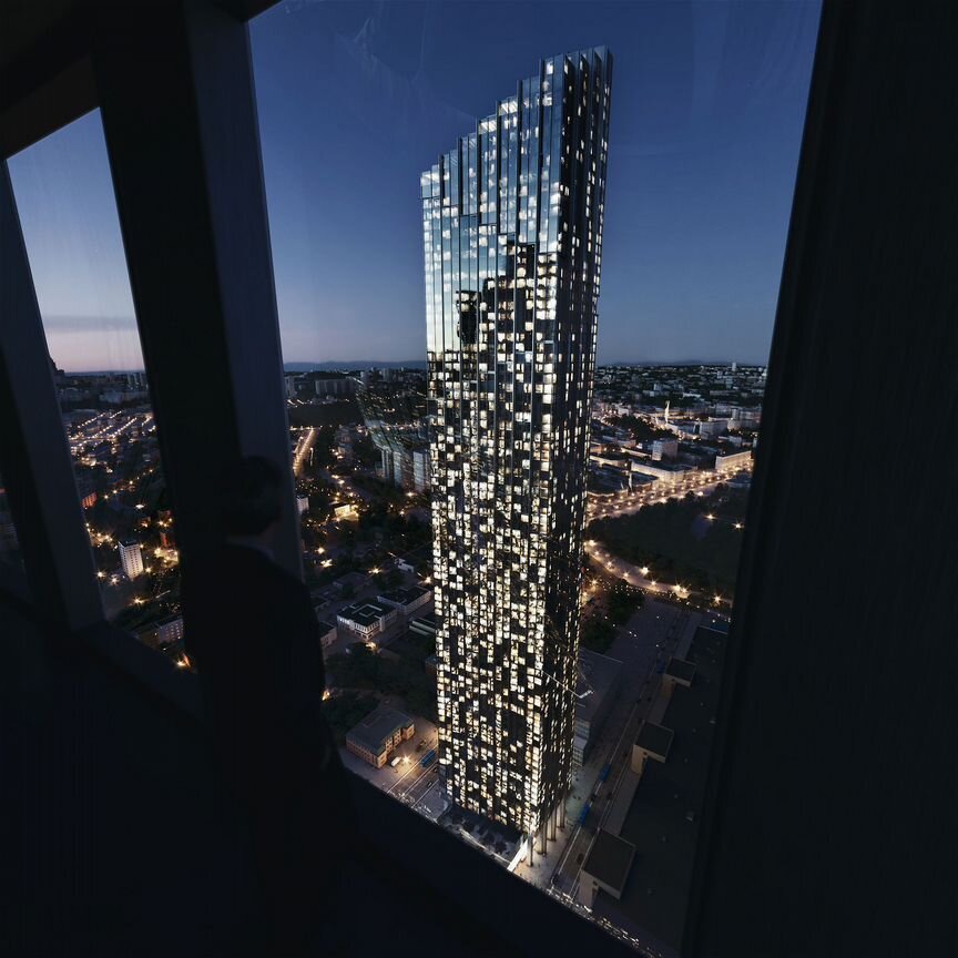 1-к. квартира, 54,7 м², 8/85 эт.